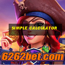 simple calculator