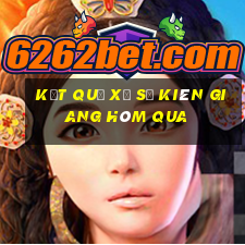 Kết quả xổ số kiên giang Hôm qua