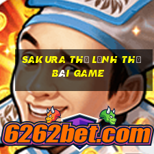 sakura thủ lĩnh thẻ bài game