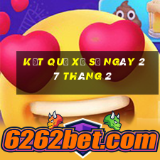 kết quả xổ số ngày 27 tháng 2