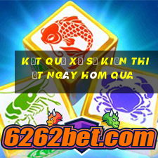 kết quả xổ số kiến thiết ngày hôm qua