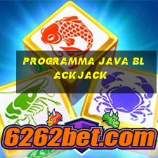 programma java blackjack