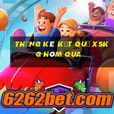 THỐNG KÊ KẾT QUẢ XSKG hôm qua