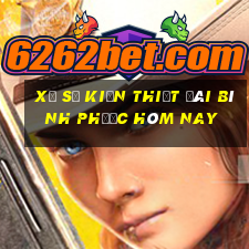 xổ số kiến thiết đài bình phước hôm nay