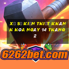 xổ số kiến thiết khánh hòa ngày 14 tháng 2