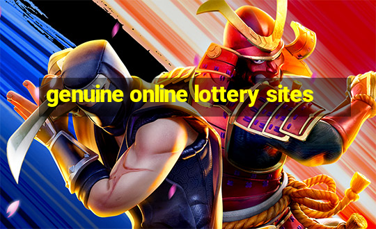 genuine online lottery sites