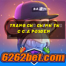 Trang chủ chính thức của Posden