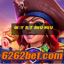 giầy bệt miu miu