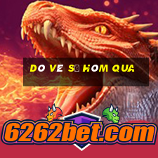 dò vé số hôm qua