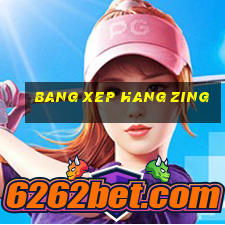 bang xep hang zing