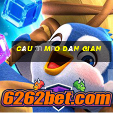 câu đố mẹo dân gian