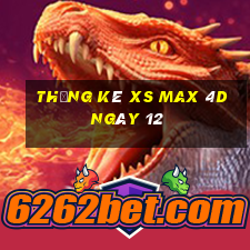 Thống kê XS Max 4D ngày 12