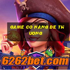 game co nang de thuong