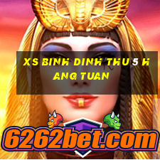 xs binh dinh thu 5 hang tuan