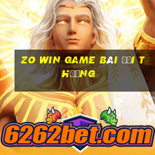 zo win game bài đổi thưởng