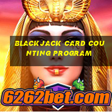 blackjack card counting program