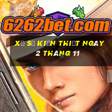 xổ số kiến thiết ngày 2 tháng 11