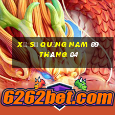 xổ số quảng nam 09 tháng 04