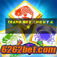 Trang web đăng ký ag