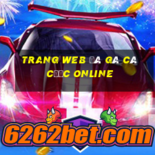 trang web đá gà cá cược online