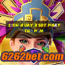 Lịch quay XSDT ngày thứ năm