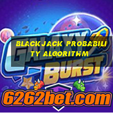 blackjack probability algorithm