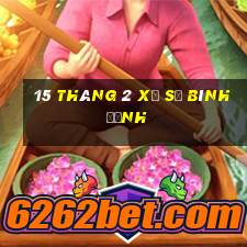 15 tháng 2 xổ số bình định