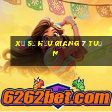 xổ số hậu giang 7 tuần