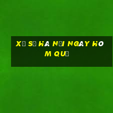 xổ số hà nội ngày hôm quả