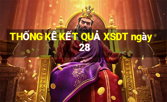 THỐNG KÊ KẾT QUẢ XSDT ngày 28