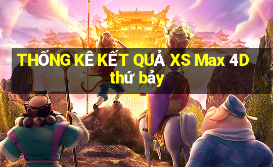 THỐNG KÊ KẾT QUẢ XS Max 4D thứ bảy