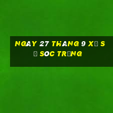 ngày 27 tháng 9 xổ số sóc trăng