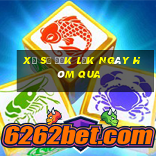 xổ số đắk lắk ngày hôm qua