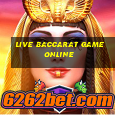 live baccarat game online