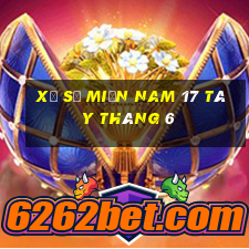 xổ số miền nam 17 tây tháng 6