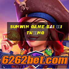 sunwin game bài đổi thưởng