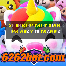 xổ số kiến thiết bình định ngày 18 tháng 8