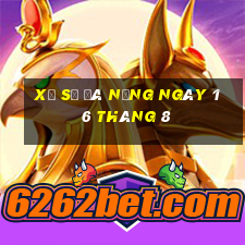 xổ số đà nẵng ngày 16 tháng 8