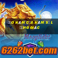 đạo hàm của hàm số lượng giác