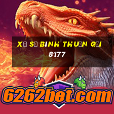 xổ số bình thuận gửi 8177