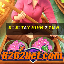 xổ số tây ninh 7 tuần