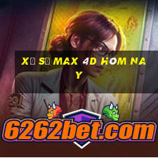 xổ số max 4d hôm nay