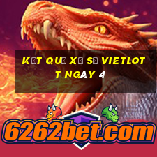 kết quả Xổ Số vietlott ngày 4