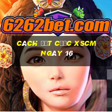 Cách đặt cược XSCM ngày 16