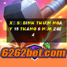 xổ số bình thuận ngày 15 tháng 6 năm 2024