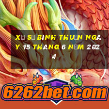 xổ số bình thuận ngày 15 tháng 6 năm 2024