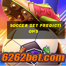 soccer bet predictions