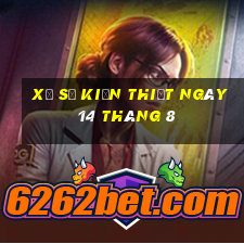 xổ số kiến thiết ngày 14 tháng 8