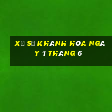 xổ số khánh hòa ngày 1 tháng 6