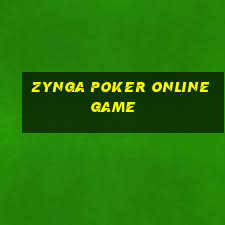 zynga poker online game